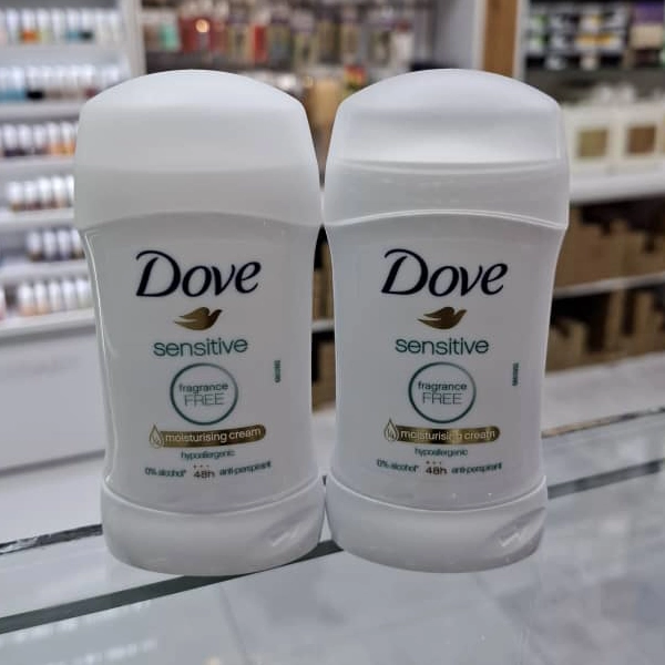 مام داو صابونی اورجینال مدل سنسیتیسو ضد تعریق 48 ساعته 40 گرم | Dove sensitive anti-perspirant 48H 40gr
